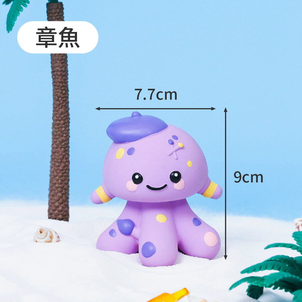 Roroarrr 天然乳膠發聲玩具 海洋系列 狗玩具 可愛造型 天然玩具 安全玩具 海洋生物造型