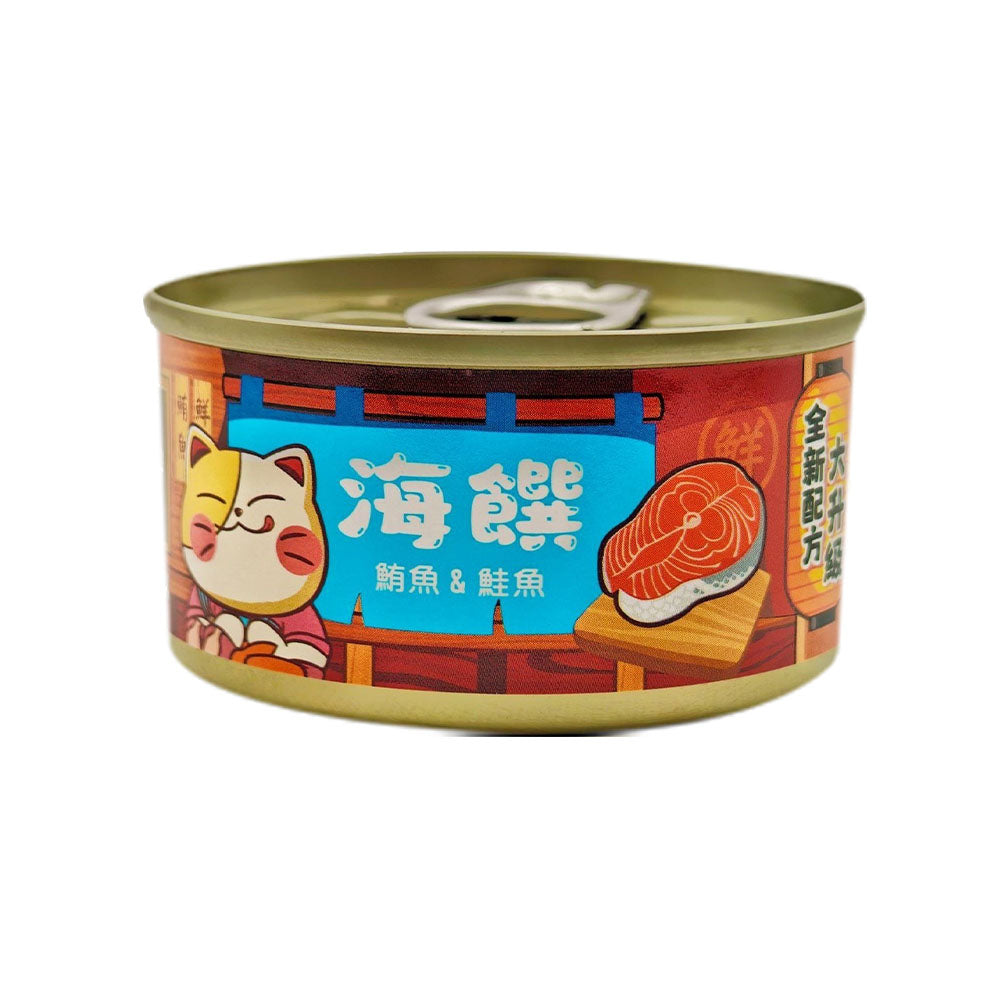 海饌 貓咪白身鮪魚系列 副食罐 80g