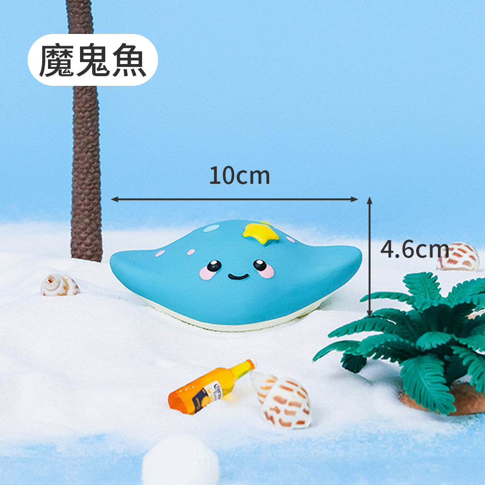 Roroarrr 天然乳膠發聲玩具 海洋系列 狗玩具 可愛造型 天然玩具 安全玩具 海洋生物造型