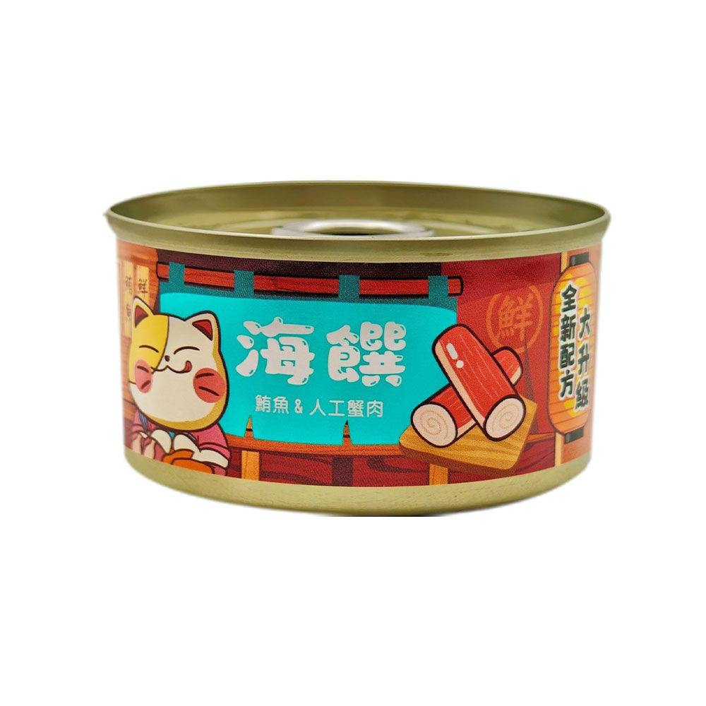 海饌 貓咪白身鮪魚系列 副食罐 80g