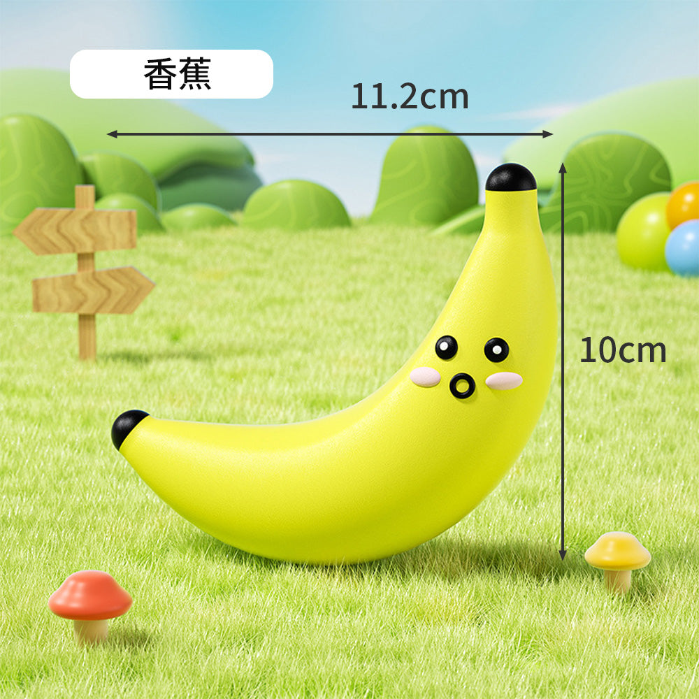 Roroarrr 天然乳膠發聲玩具 水果系列 狗玩具 可愛造型 天然玩具 安全玩具 水果造型