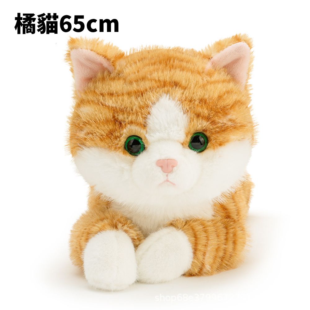 抱抱寶貝貓玩偶 毛絨玩具 絨毛娃娃 貓咪玩偶 大型玩偶 玩偶動物 安撫娃娃 趴趴貓咪