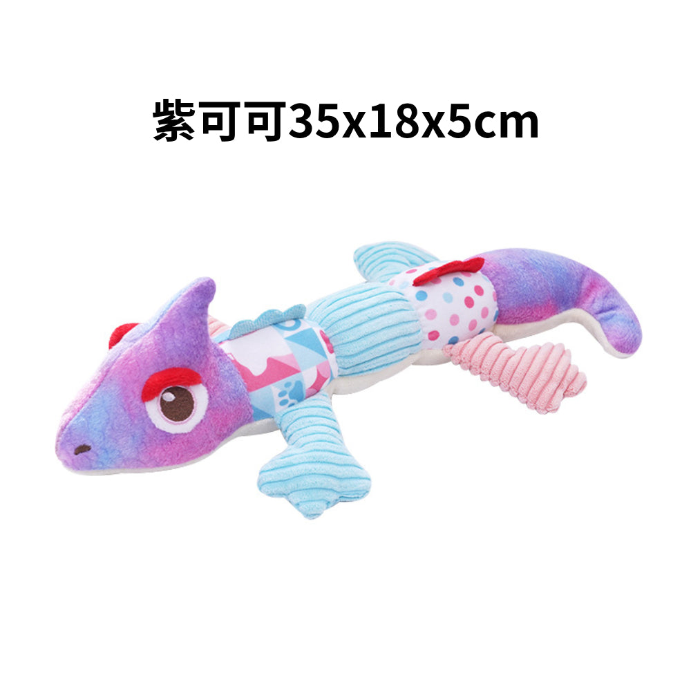 卡啦酷寵 變色龍 耐咬狗玩具 狗狗發聲玩具 寵物玩具 狗玩具 幼犬玩具 磨牙玩具 啾啾玩具 毛絨狗玩具 寵物咬咬玩具