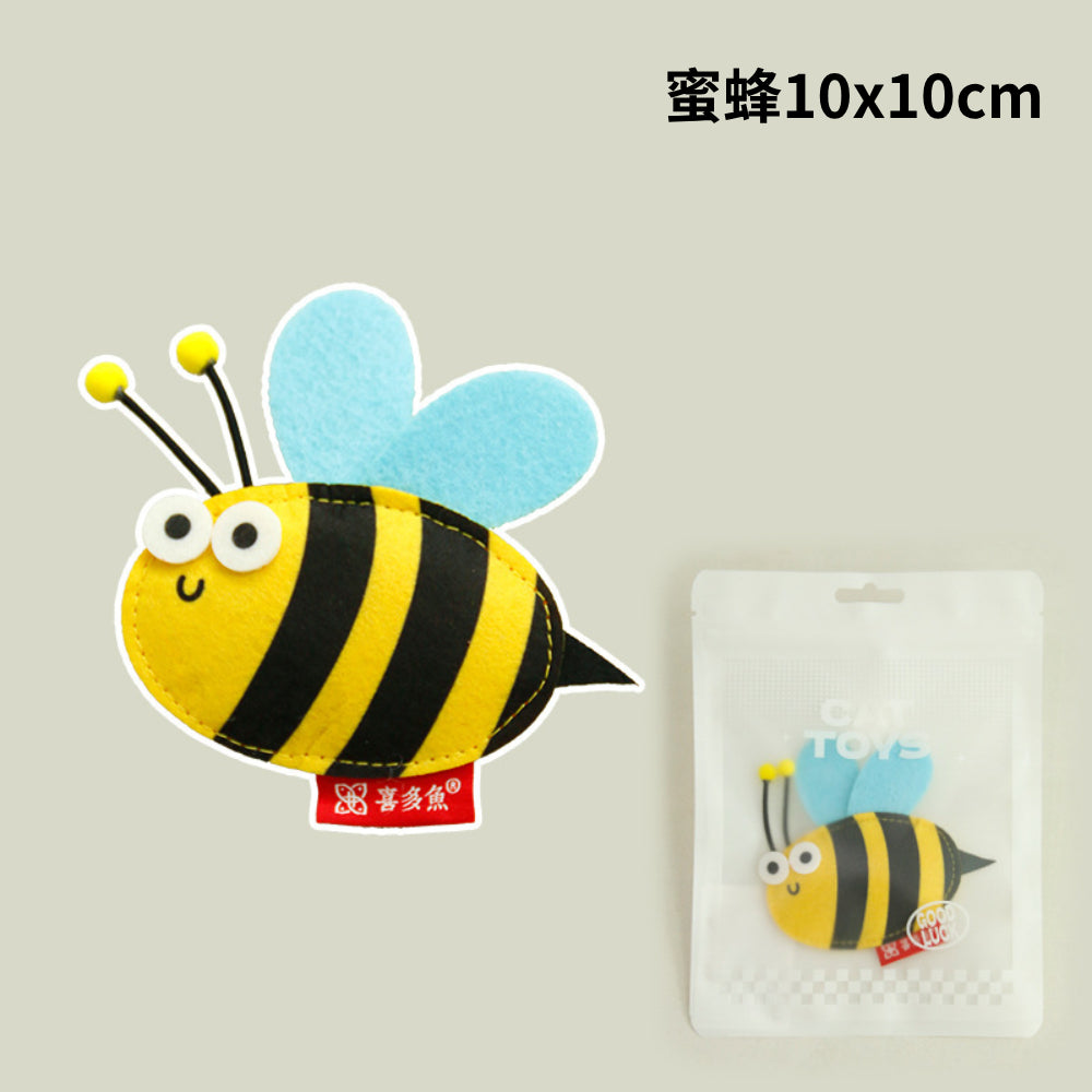 喜多魚 七彩生物貓玩具 貓草小玩具 貓薄荷 鈴鐺 貓玩具 啃咬玩具 貓咪玩具 仿真玩具