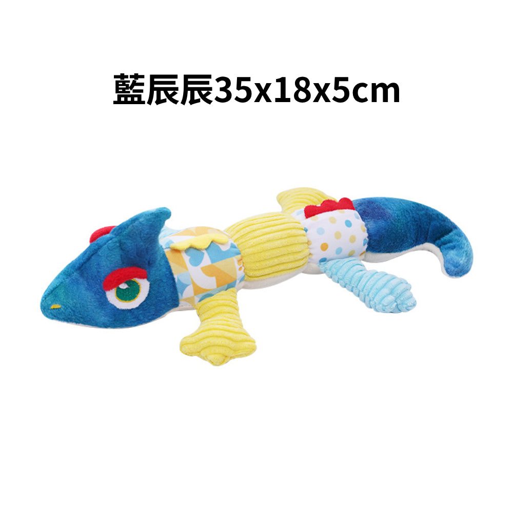 卡啦酷寵 變色龍 耐咬狗玩具 狗狗發聲玩具 寵物玩具 狗玩具 幼犬玩具 磨牙玩具 啾啾玩具 毛絨狗玩具 寵物咬咬玩具