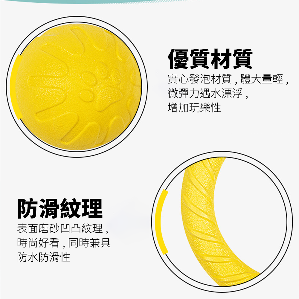 BIIITE 浮水耐咬玩具 寵物 玩具球 狗狗 浮水 訓犬 耐咬 磨牙 寵物球 穿繩球