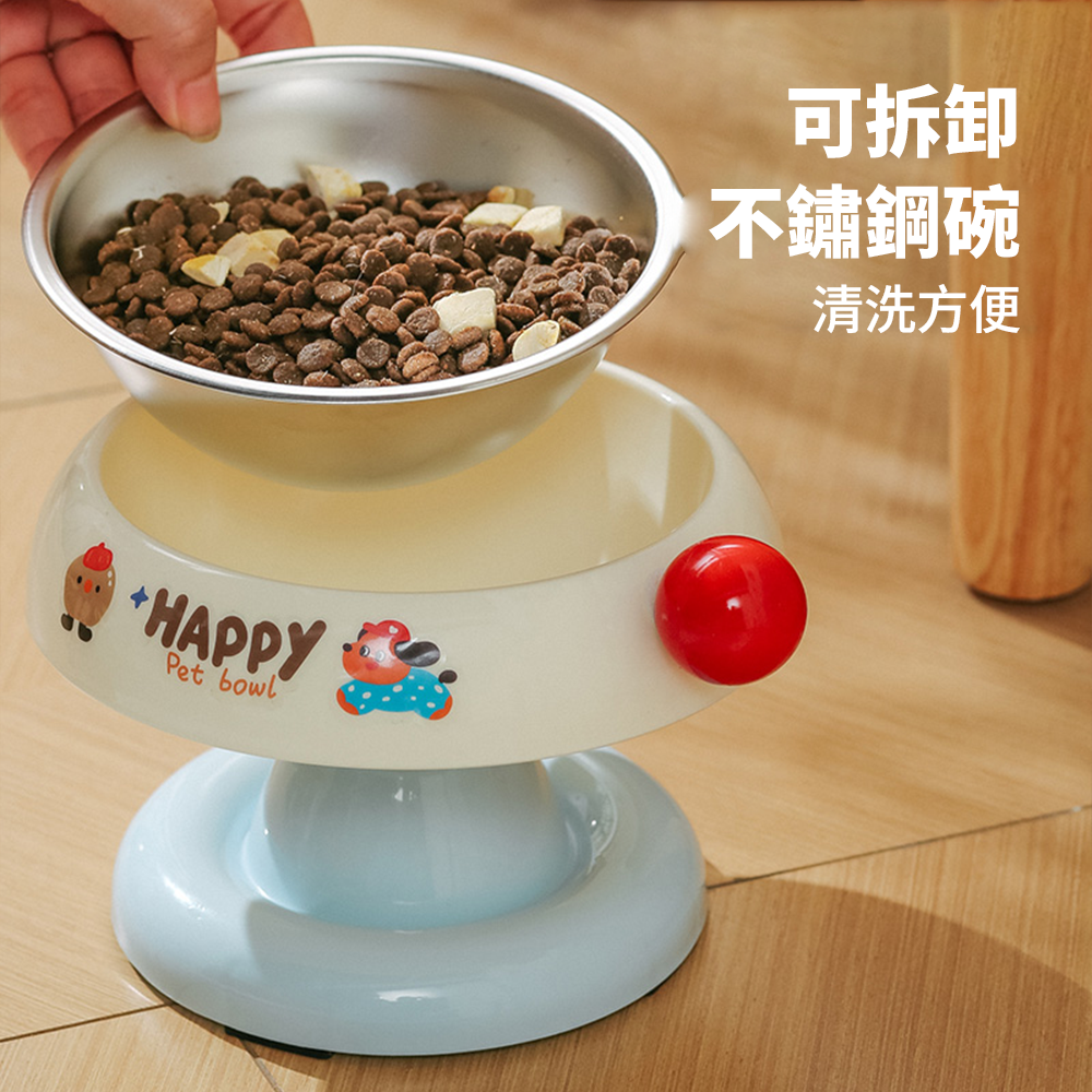 YoMix 冰淇淋餵食碗 寵物食具 不鏽鋼單碗 彩色單碗 貓狗 健康水碗