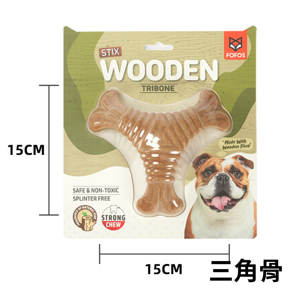 FOFOS狗狗磨牙棒 木塑狗狗玩具 耐咬玩具 幼犬潔齒 天然原木磨牙棒 寵物玩具 狗玩具 寵物潔牙