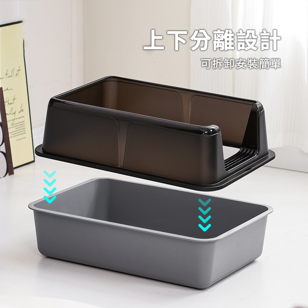 YoMix 前開口塑膠貓砂盆 貓咪廁所 貓便盆 貓砂 大貓盆