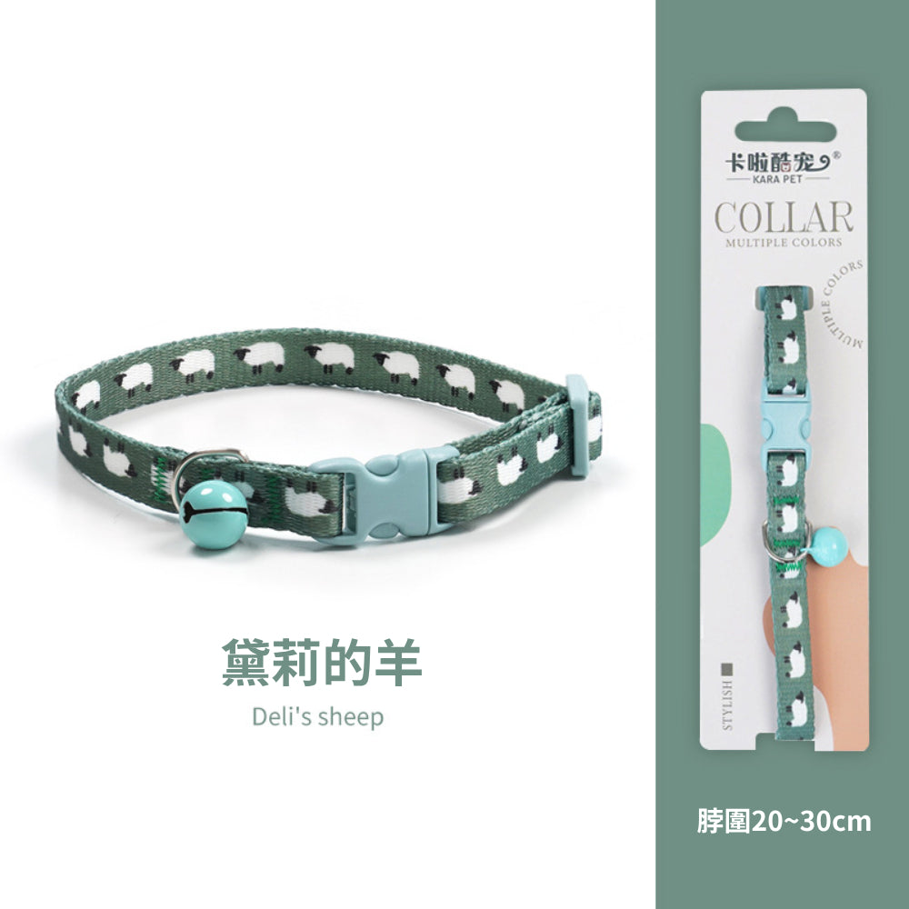 卡啦酷寵 貓項圈 安全扣項圈 寵物項圈 安全項圈 防窒息項圈 貓咪造型項圈 可調節安全活扣 貓咪項圈