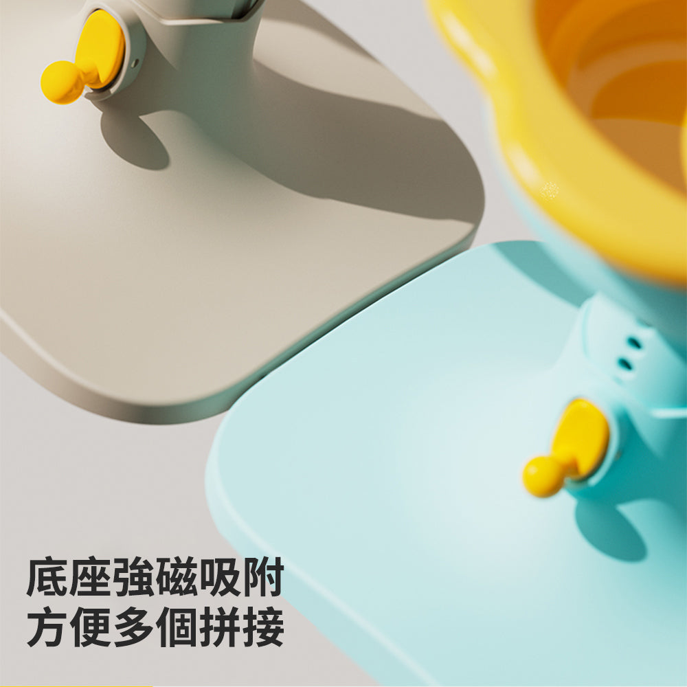KEEVII 花朵陶瓷碗 可調節角度