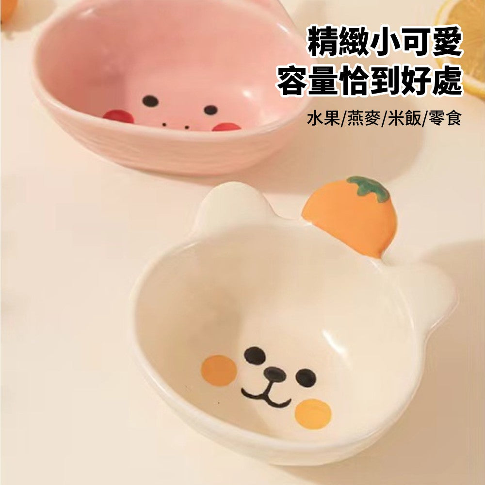 倉鼠陶瓷食盆 倉鼠食碗 小碗盤 陶瓷倉鼠小食盆 鼠食盆 鼠用食盆 小寵食盆 倉鼠食盆