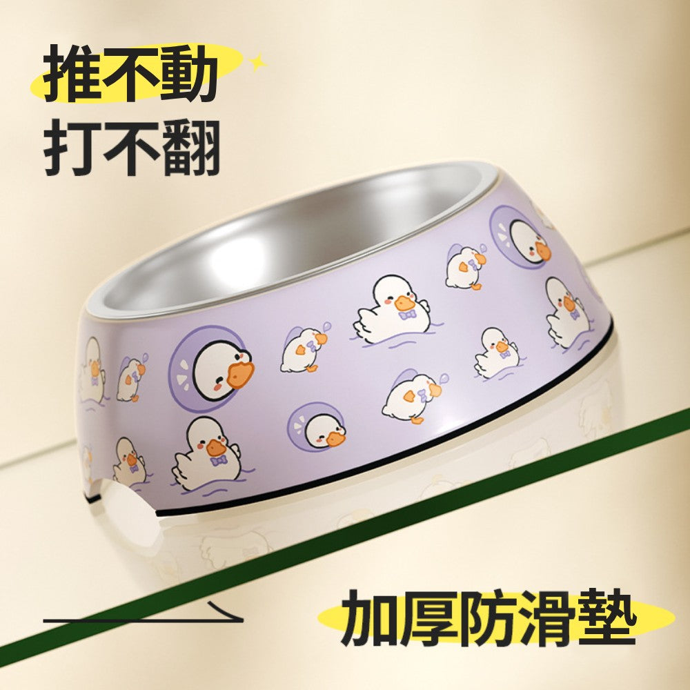 密胺不銹鋼寵物碗 飼料碗 狗碗 貓碗 寵物餵食碗 寵物防翻碗 寵物喝水碗 寵物碗 寵物碗不鏽鋼
