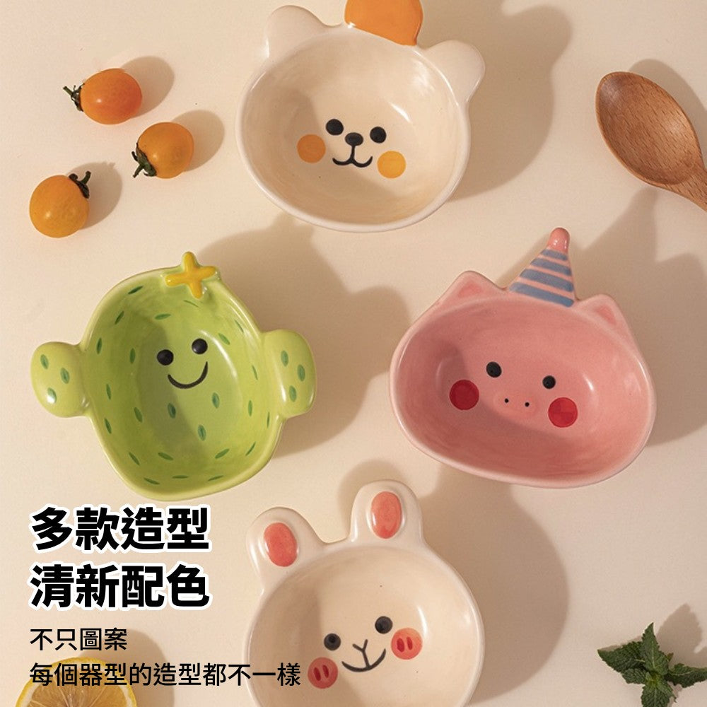 倉鼠陶瓷食盆 倉鼠食碗 小碗盤 陶瓷倉鼠小食盆 鼠食盆 鼠用食盆 小寵食盆 倉鼠食盆