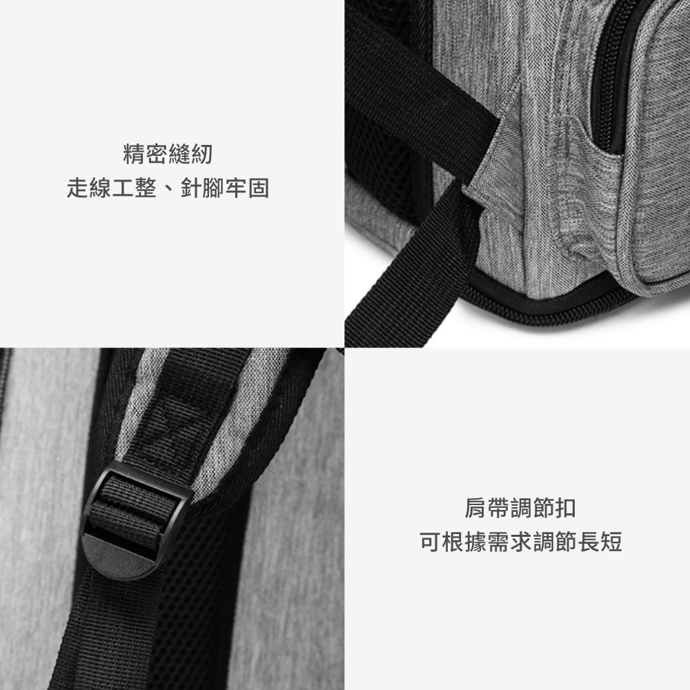 GZD便攜透氣後背包 寵物包 寵物便攜包 狗狗外出包 可折疊貓包狗包 硬底大容量包 寵物外出包