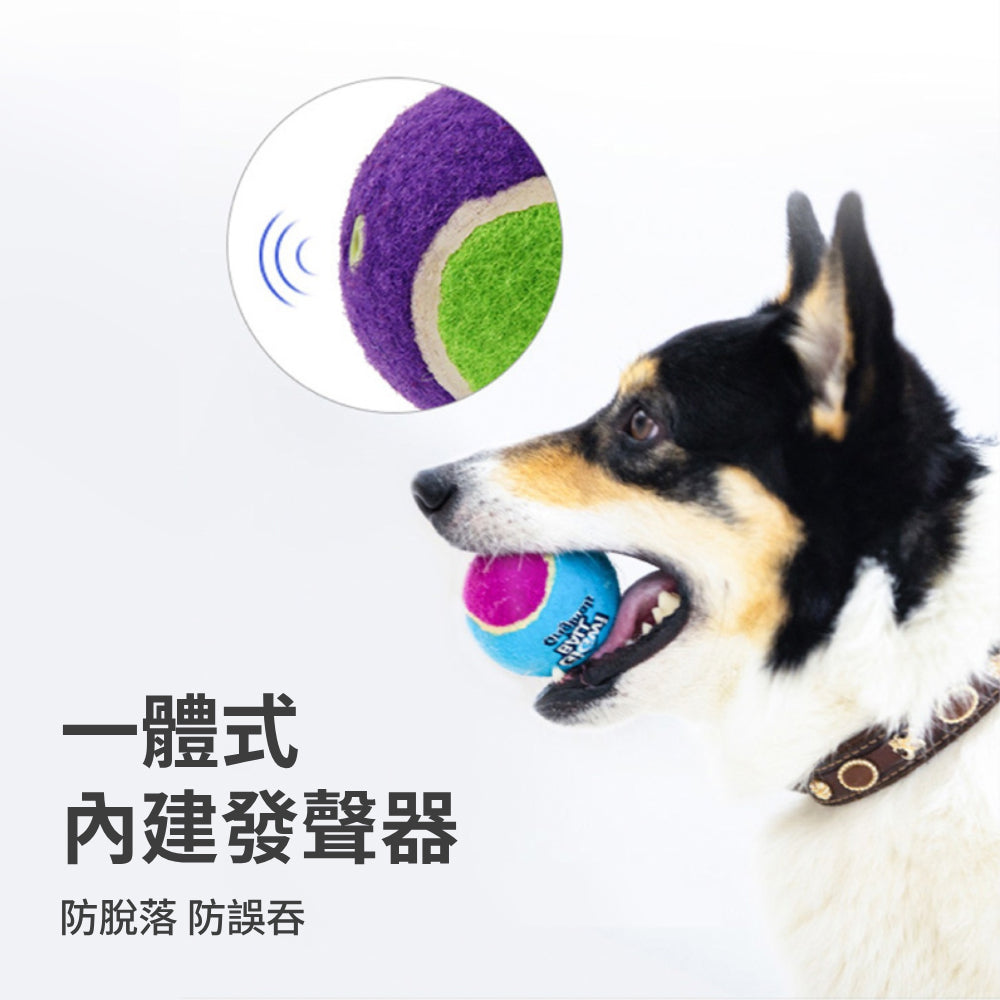 GIGWI GBALL寵物球 狗玩具 發聲網球 尋回球 狗狗玩具 寵物玩具 幼犬玩具 耐咬玩具 玩具磨牙