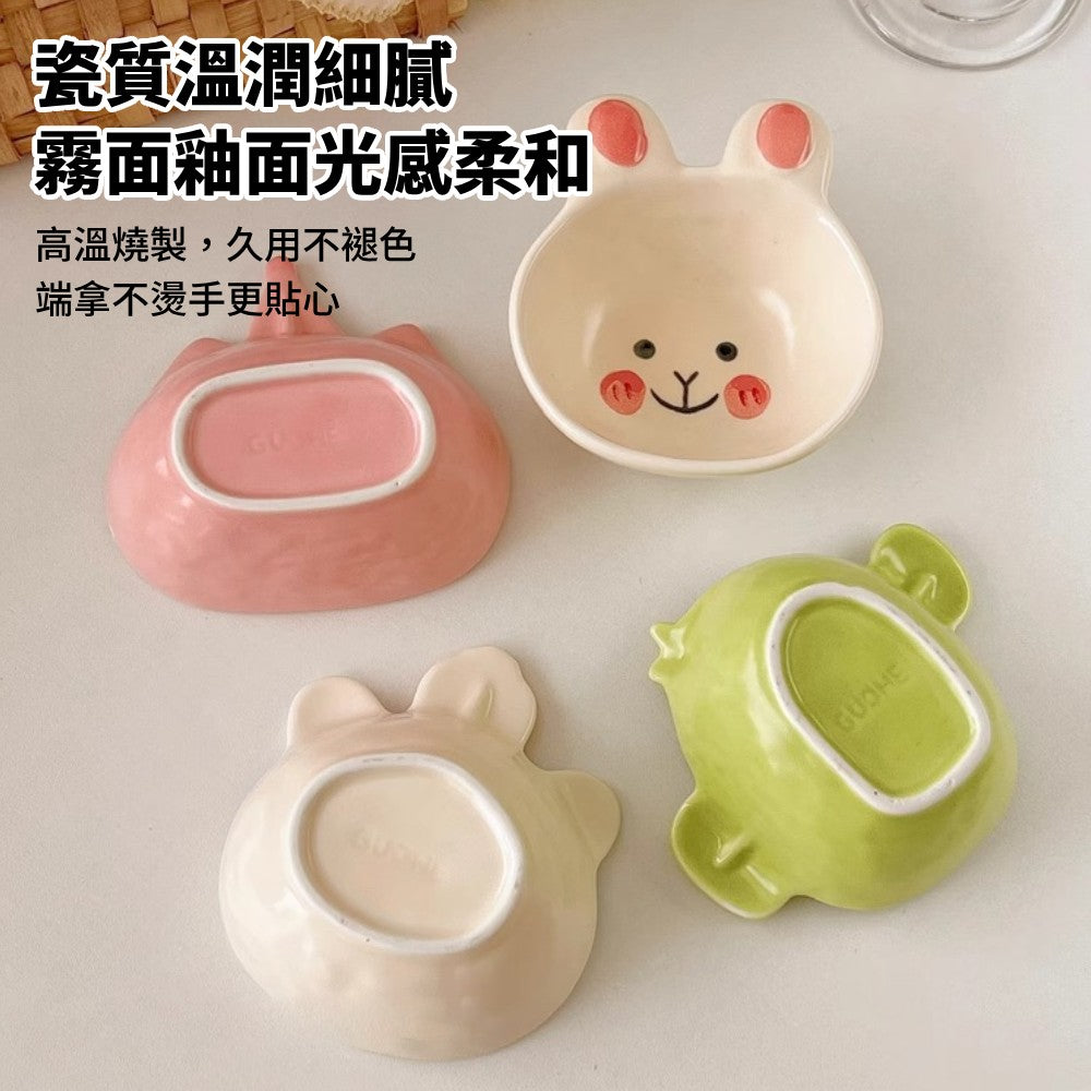 倉鼠陶瓷食盆 倉鼠食碗 小碗盤 陶瓷倉鼠小食盆 鼠食盆 鼠用食盆 小寵食盆 倉鼠食盆