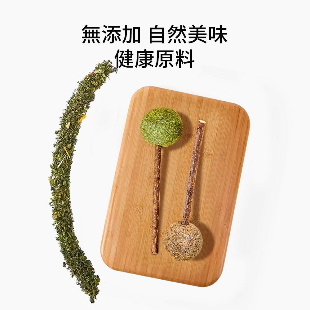 AAC貓薄荷串串玩具 貓薄荷棒棒糖 蟲癭果 貓薄荷 貓薄荷球 貓玩具 貓咪 貓 磨牙玩具 逗貓玩具 逗貓球 貓草 木天蓼