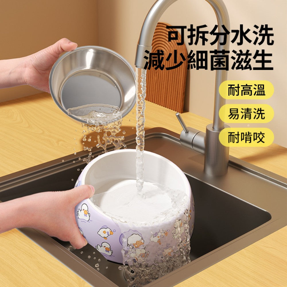 密胺不銹鋼寵物碗 飼料碗 狗碗 貓碗 寵物餵食碗 寵物防翻碗 寵物喝水碗 寵物碗 寵物碗不鏽鋼