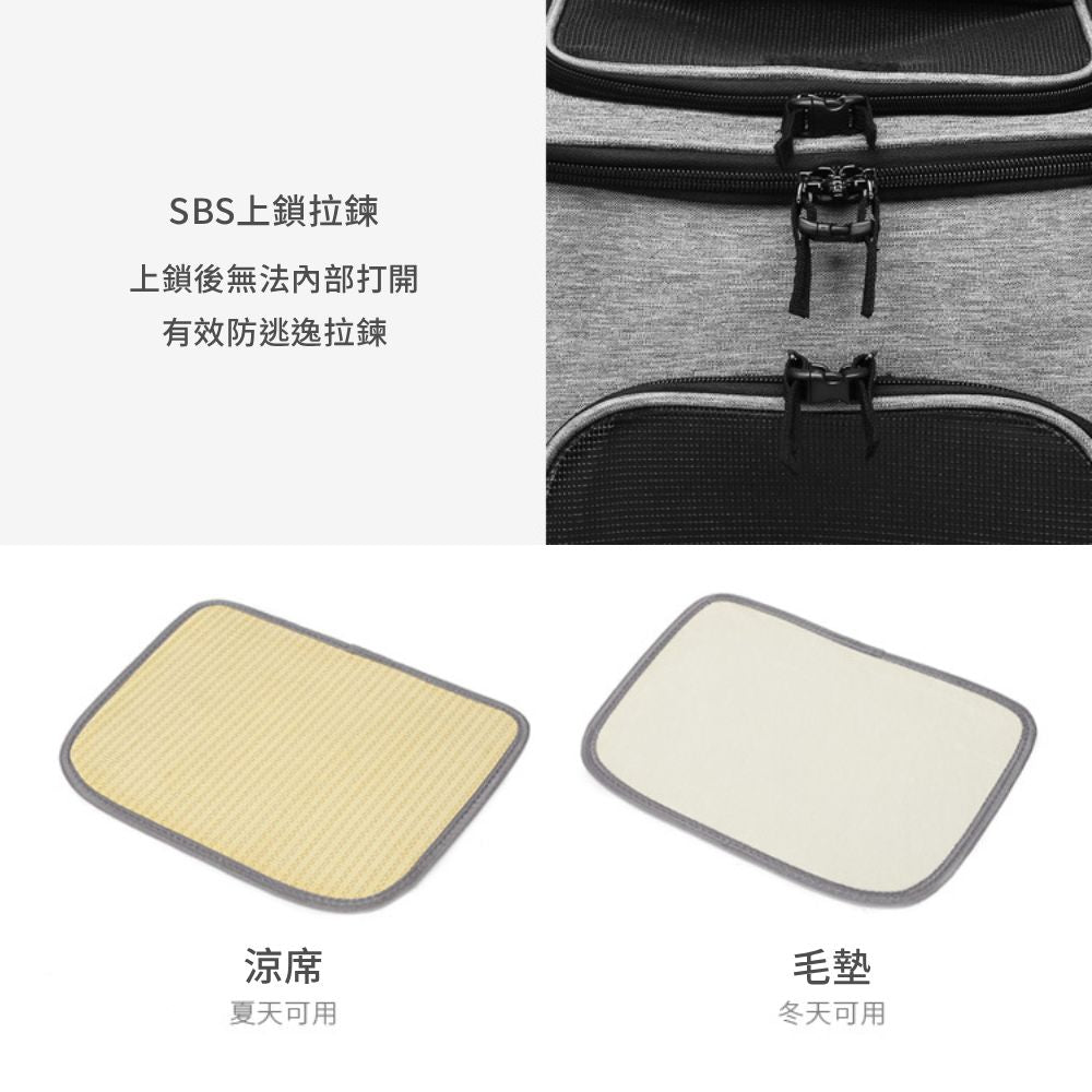 GZD便攜透氣後背包 寵物包 寵物便攜包 狗狗外出包 可折疊貓包狗包 硬底大容量包 寵物外出包