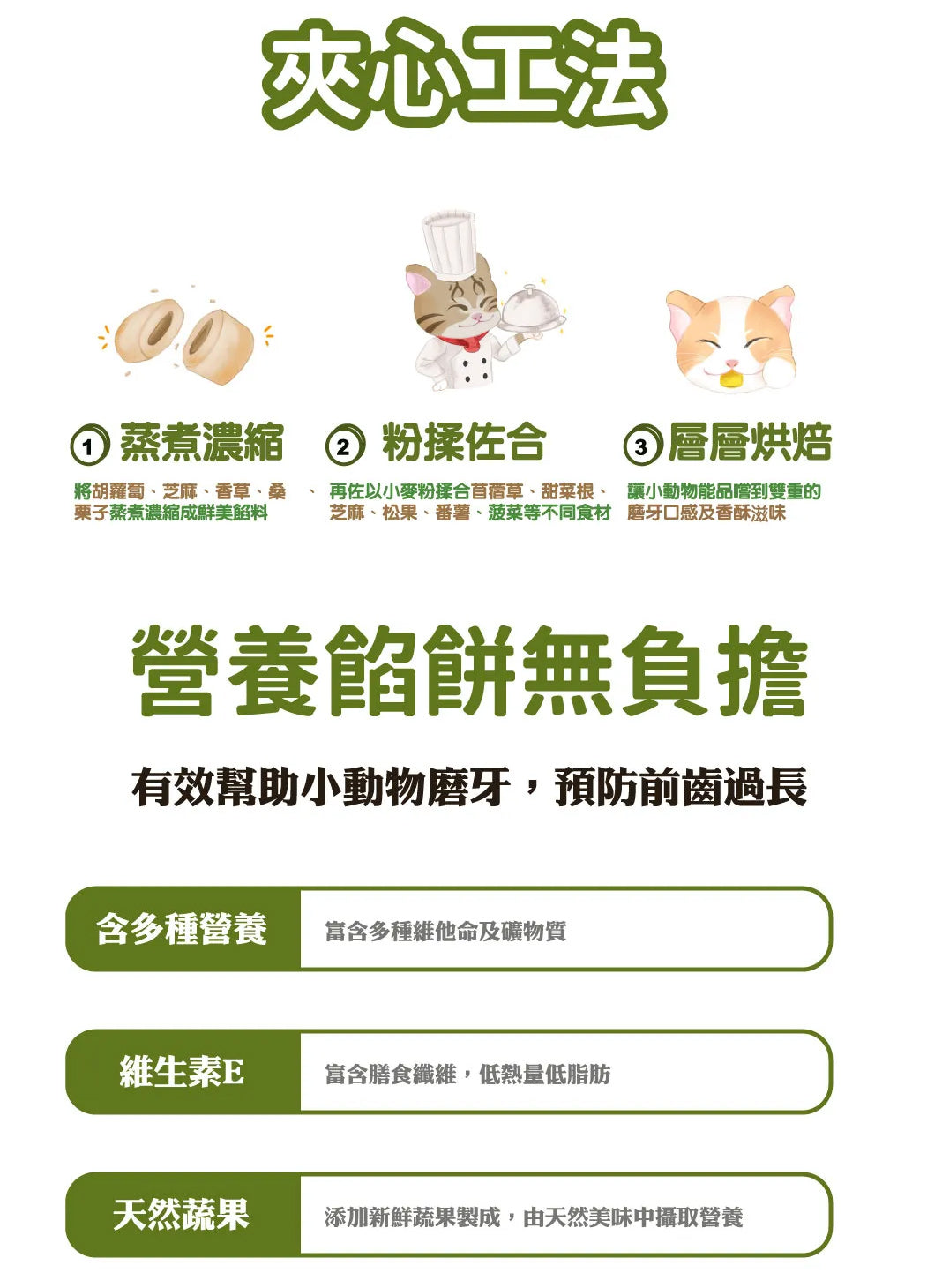 A Star 鼠兔磨牙餡餅 兔零食 鼠零食