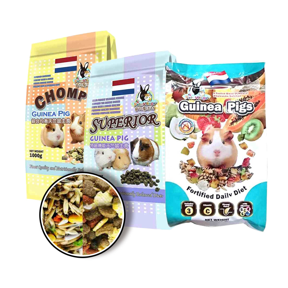 Pet Village 魔法村 天竺鼠主食 天竺鼠天然水果大餐 天竺鼠飼料 鼠 小動物 小寵
