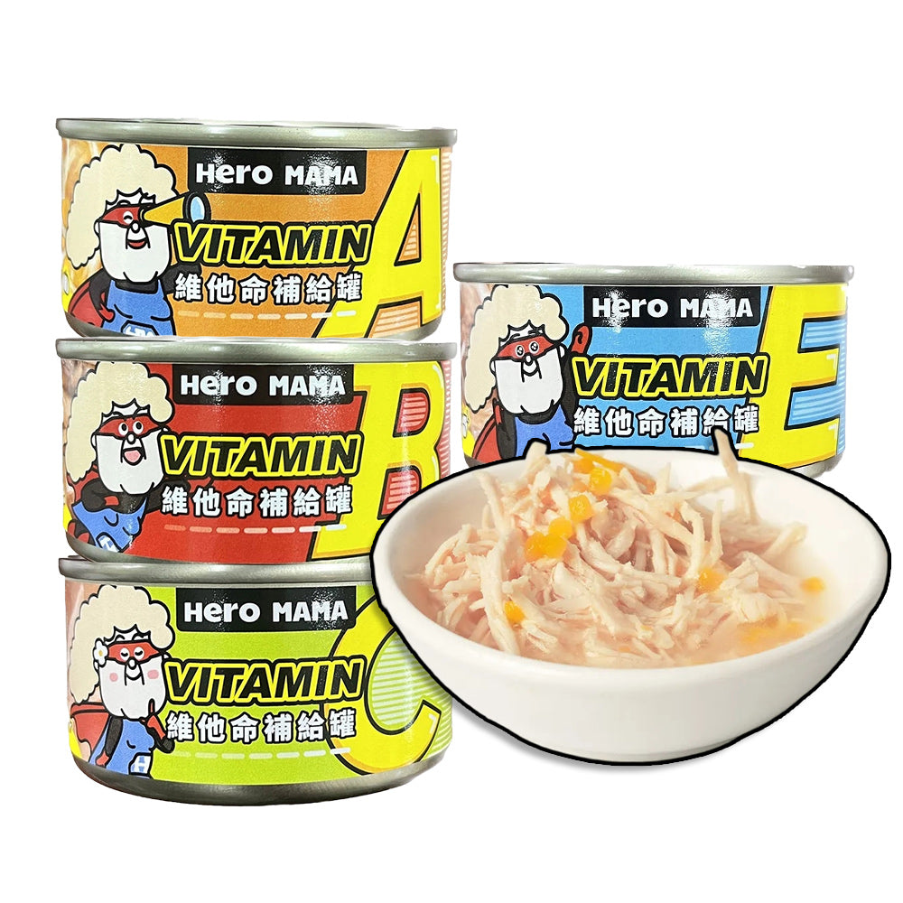 HeroMama 英雄媽 維他命補給罐 湯罐 副食罐 補水罐 貓罐頭 毛掌櫃寵物