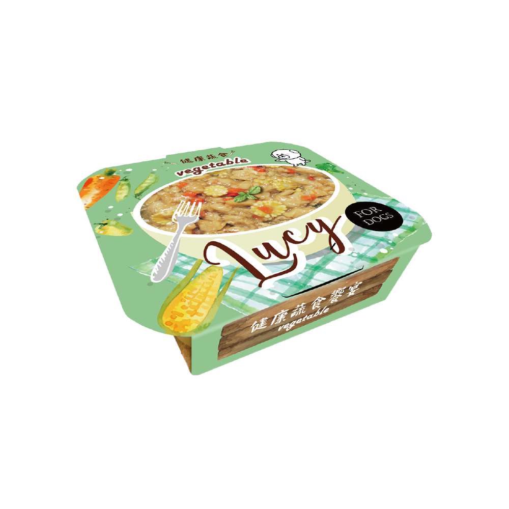 LUCY肉肉控犬用餐盒 蔬食饗宴(素)80g