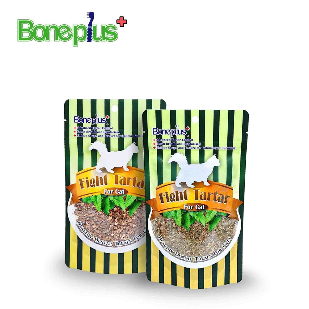 Bone Plus 貓專用 魚型薄荷潔牙骨 魚肉薄荷潔牙條 貓薄荷 木天蓼蟲癭果 貓用潔牙骨 潔牙骨
