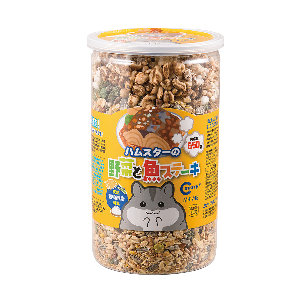 Canary 井村屋哈姆太郎主食 650g 鼠料 鼠飼料 寵物鼠主食罐 倉鼠 黃金鼠