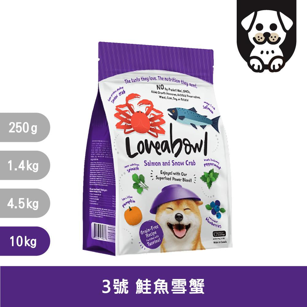 Loveabowl 囍碗 加拿大狗糧 無穀 天然狗飼料 鮭魚鯡魚
