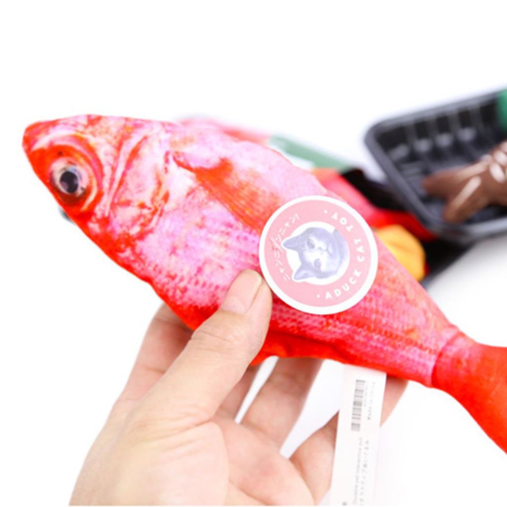 Audck整盒海鮮 貓草玩具 鮮魚玩具 貓薄荷 仿真玩具 發聲玩具 海鮮仿真玩具 寵物玩具 貓玩具