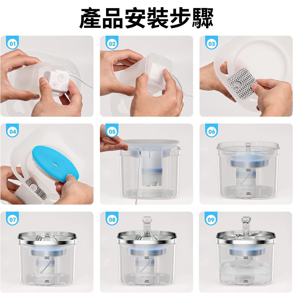 Cooler自動飲水器 不銹鋼 飲水器 自動飲水機 寵物飲水器 貓飲水 狗飲水