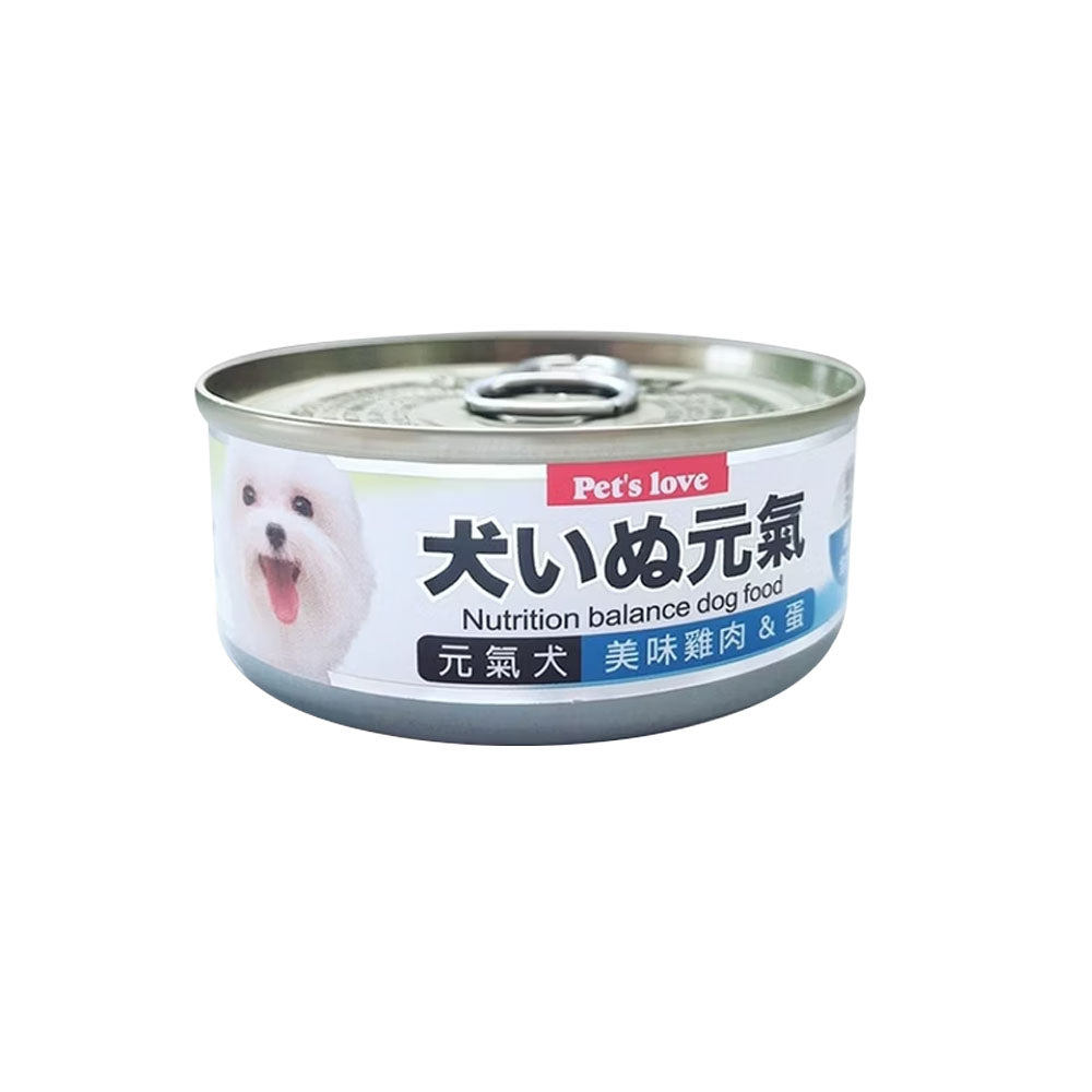 PET'S LOVE 元氣 小狗罐 狗罐頭80g