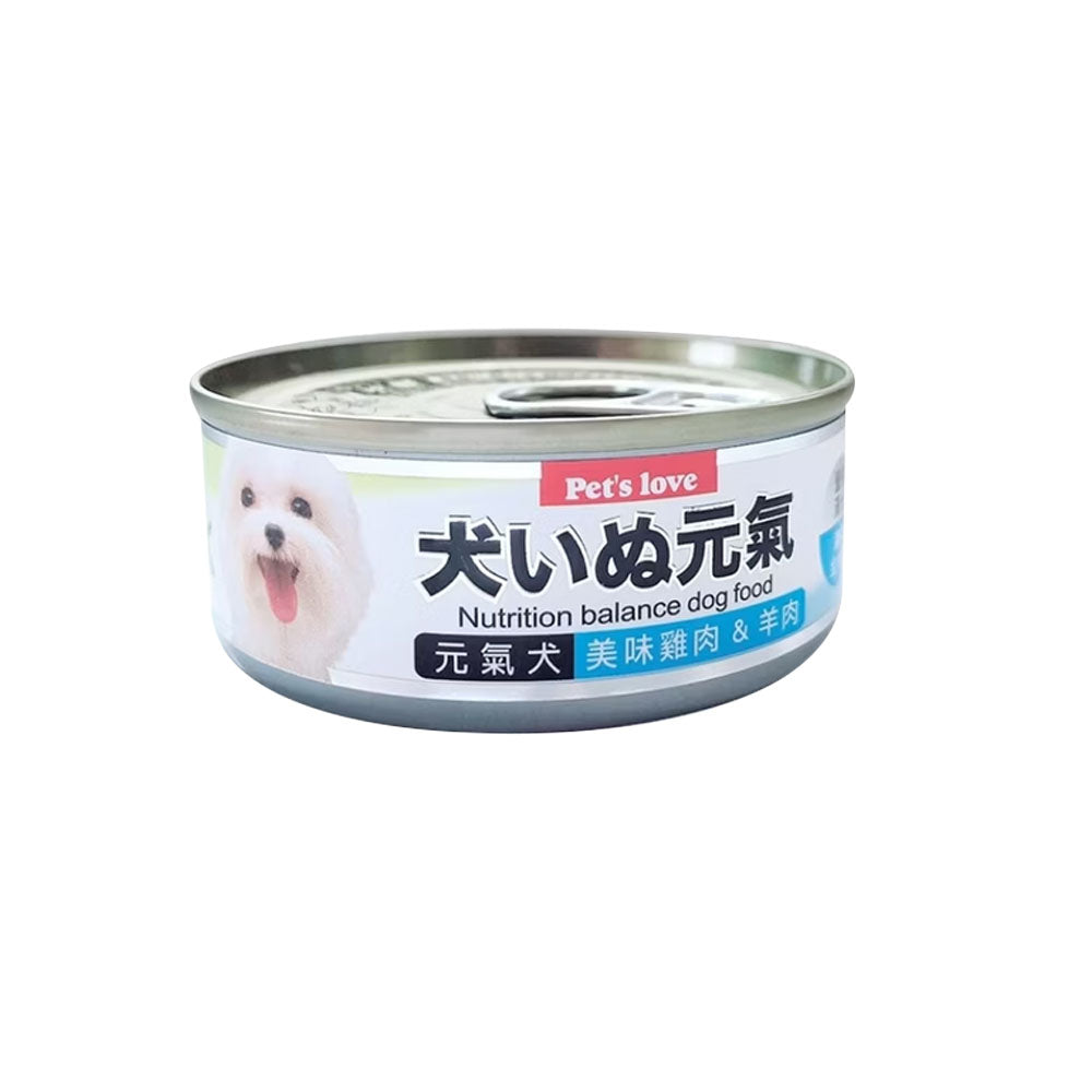 PET'S LOVE 元氣 小狗罐 狗罐頭80g