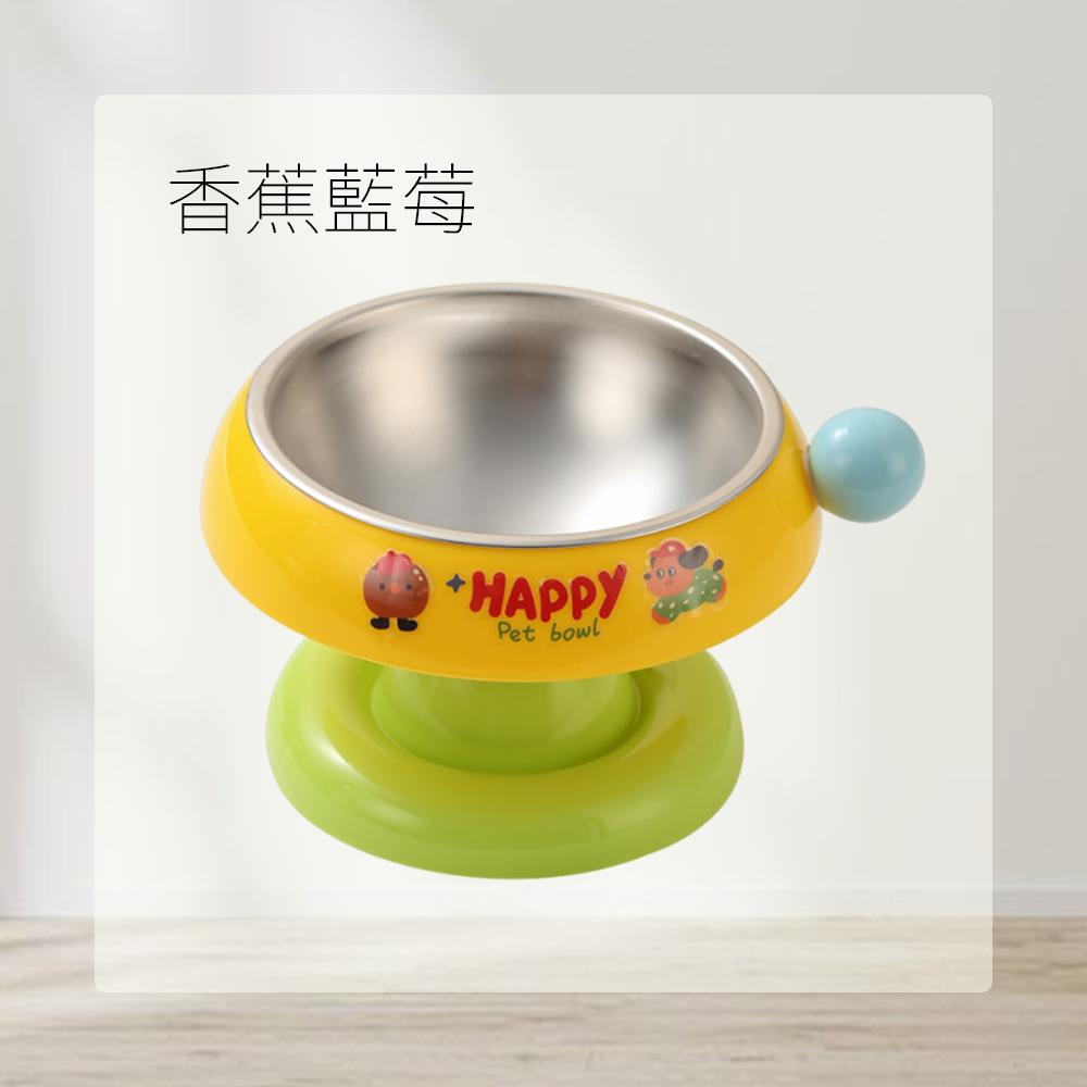 YoMix 冰淇淋餵食碗 寵物食具 不鏽鋼單碗 彩色單碗 貓狗 健康水碗
