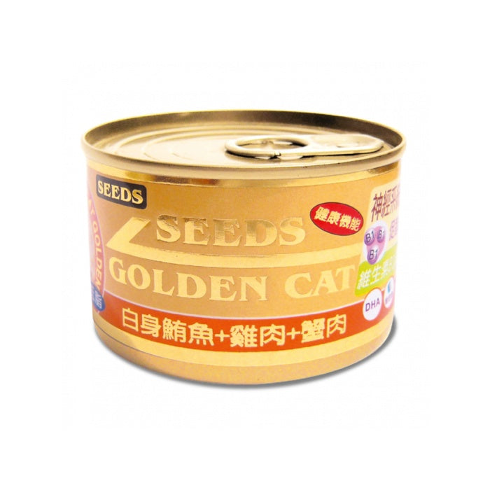SEEDS 惜時 特級金罐 機能貓罐 80g/170g 貓副食罐 金罐 貓罐頭