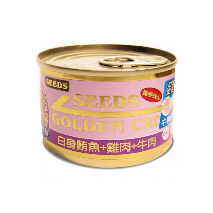 SEEDS 惜時 特級金罐 機能貓罐 80g/170g 貓副食罐 金罐 貓罐頭