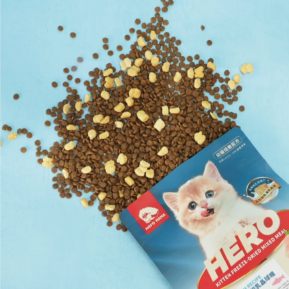 HeroMama 英雄媽 益生菌凍乾晶球貓糧 原肉凍乾糧 無穀 貓飼料