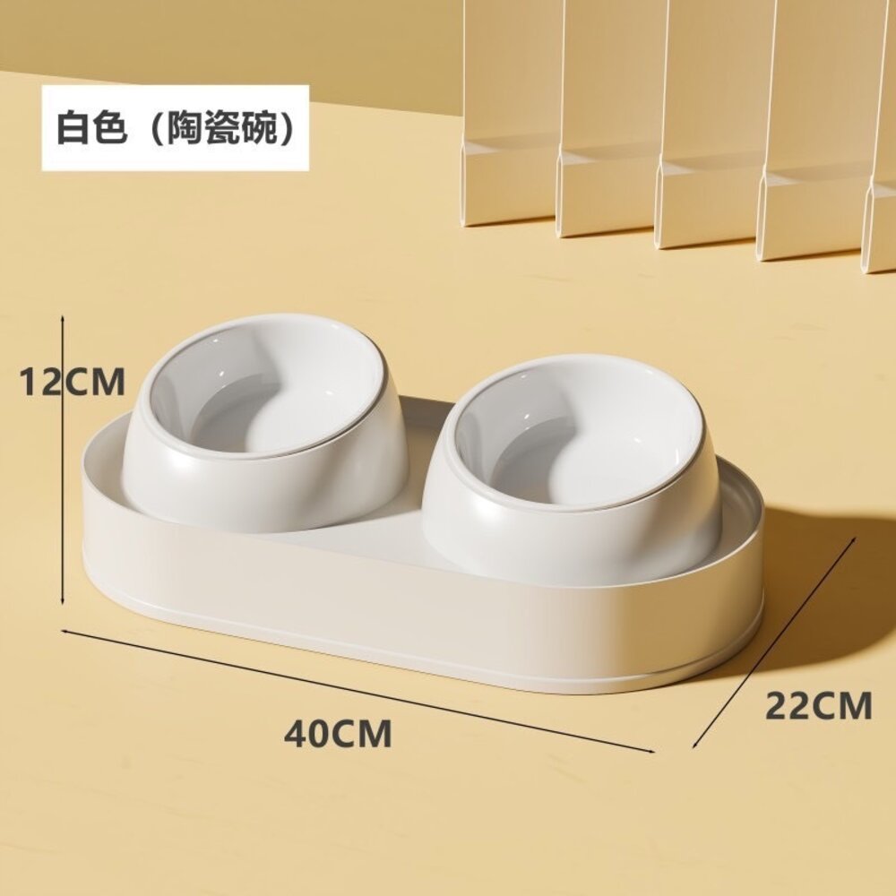 不鏽鋼增高雙碗 寵物陶瓷碗 增高碗 防蟻碗 防溢碗 不銹鋼 防打翻 防溢食 水碗 寵物碗 狗碗 貓咪碗