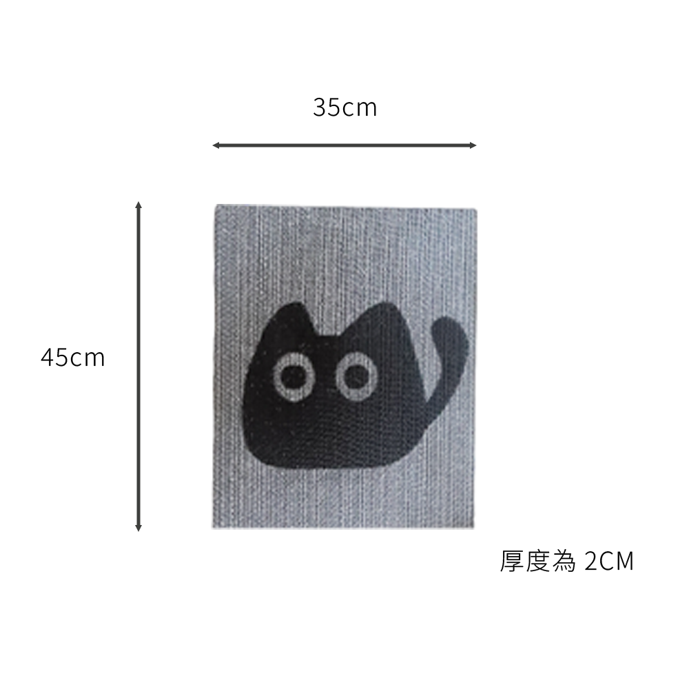 Scrapaw 大臉貓貼牆貓抓板 貓抓板 立式貼牆 耐磨環保 加厚不掉屑 貓咪磨爪 貓爪板