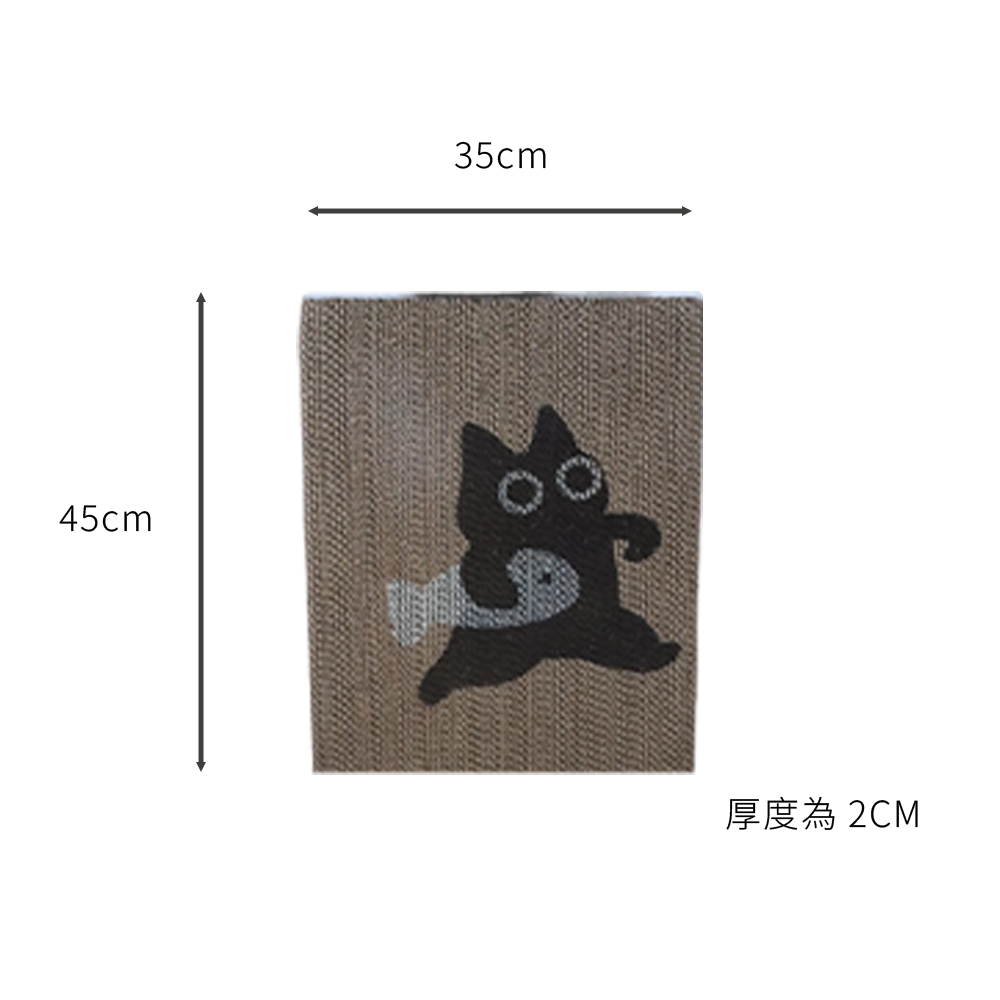 Scrapaw 大臉貓貼牆貓抓板 貓抓板 立式貼牆 耐磨環保 加厚不掉屑 貓咪磨爪 貓爪板