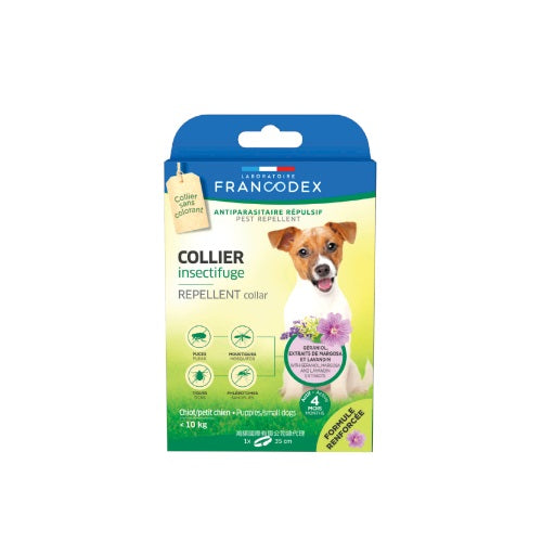 Francodex 法國法典 綠野防水驅蟲頸圈 貓小型犬中型犬大型犬 寵物驅蚤頸圈 毛掌櫃寵物