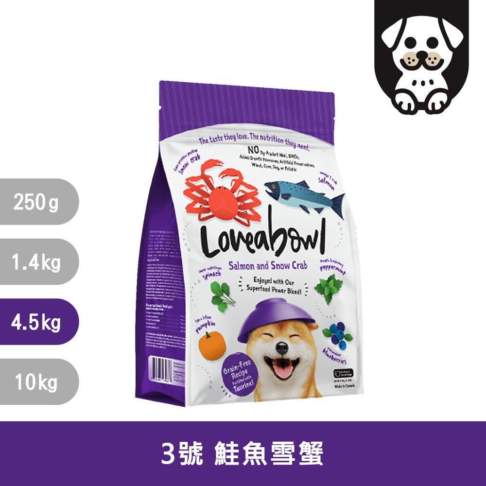 Loveabowl 囍碗 加拿大狗糧 無穀 天然狗飼料 鮭魚鯡魚