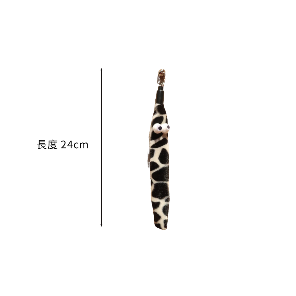 NeeBoo 絨布毛毛蟲替換頭 動物紋 毛絨 替換頭 豹紋 毛毛蟲 逗貓桿 配件 耐咬 解悶 磨牙 幼貓自嗨用品