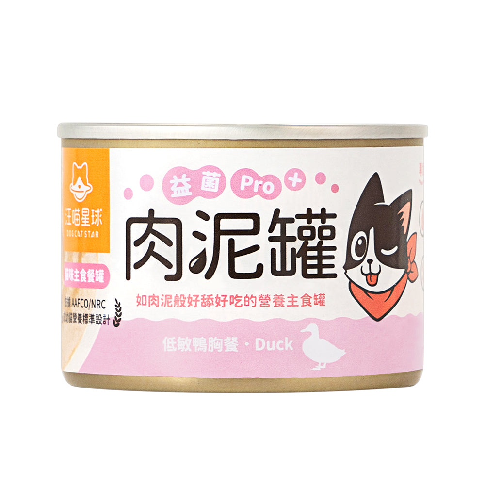 汪喵星球 貓主食罐 益菌PRO+ 綿密肉泥主食罐 肉泥罐 貓主食罐 貓罐頭 貓肉泥 益菌