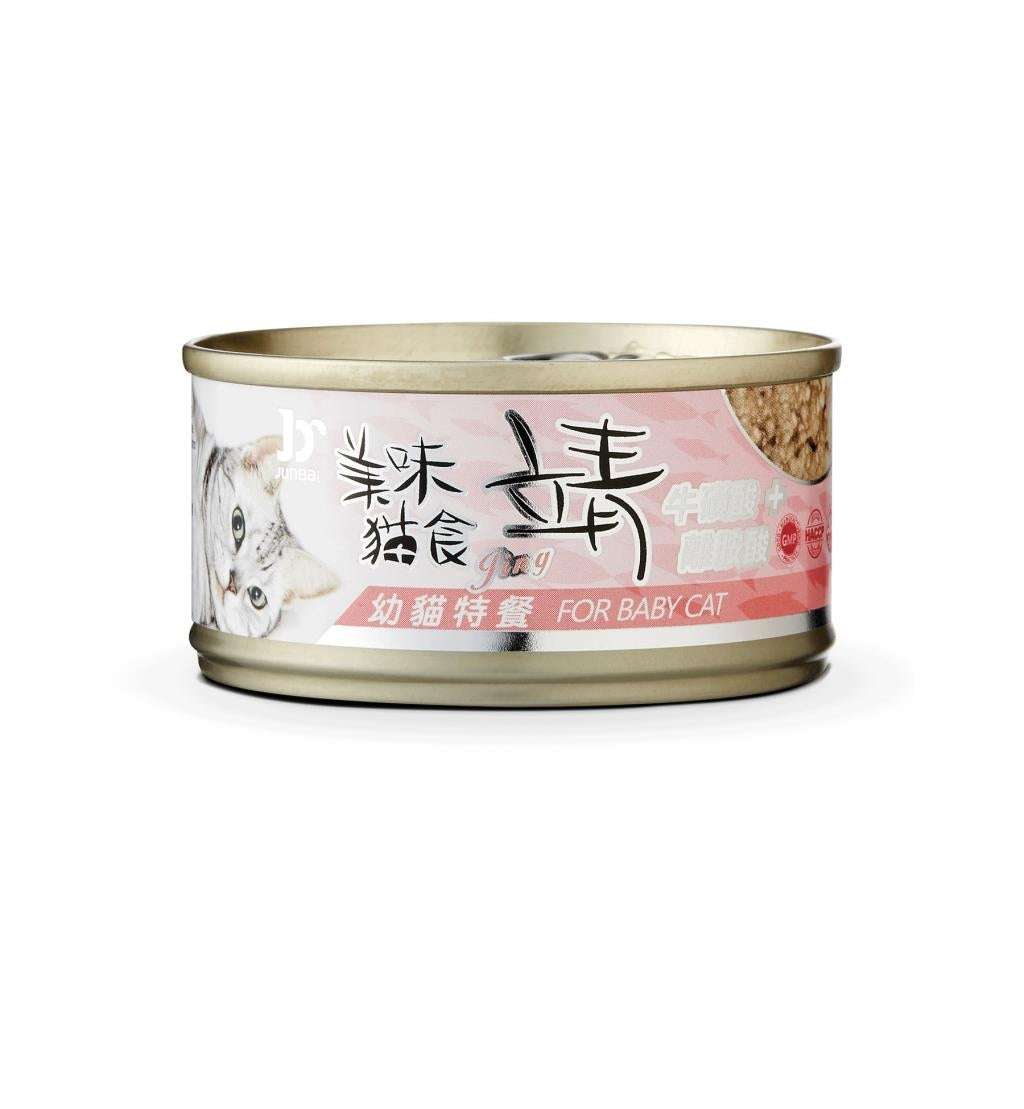 Jing 靖 貓罐頭 80g 貓咪餐罐 貓食 全齡貓 副食罐 貓罐 毛掌櫃寵物