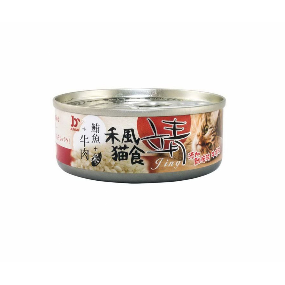 Jing 靖 貓罐頭 80g 貓咪餐罐 貓食 全齡貓 副食罐 貓罐 毛掌櫃寵物
