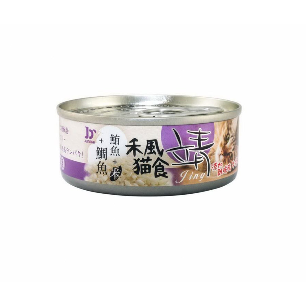 Jing 靖 貓罐頭 80g 貓咪餐罐 貓食 全齡貓 副食罐 貓罐 毛掌櫃寵物