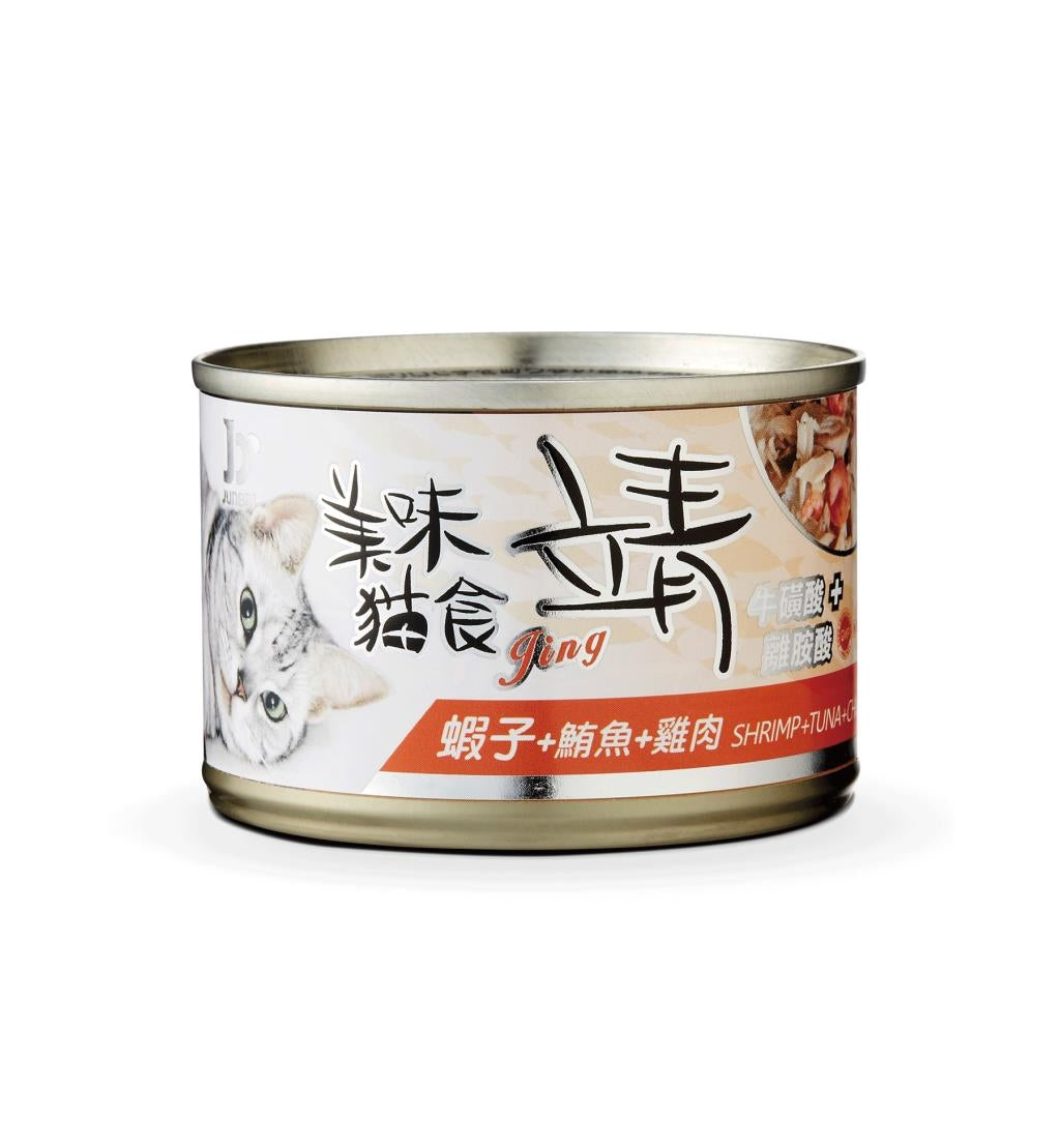 Jing 靖 貓罐頭 80g 貓咪餐罐 貓食 全齡貓 副食罐 貓罐 毛掌櫃寵物